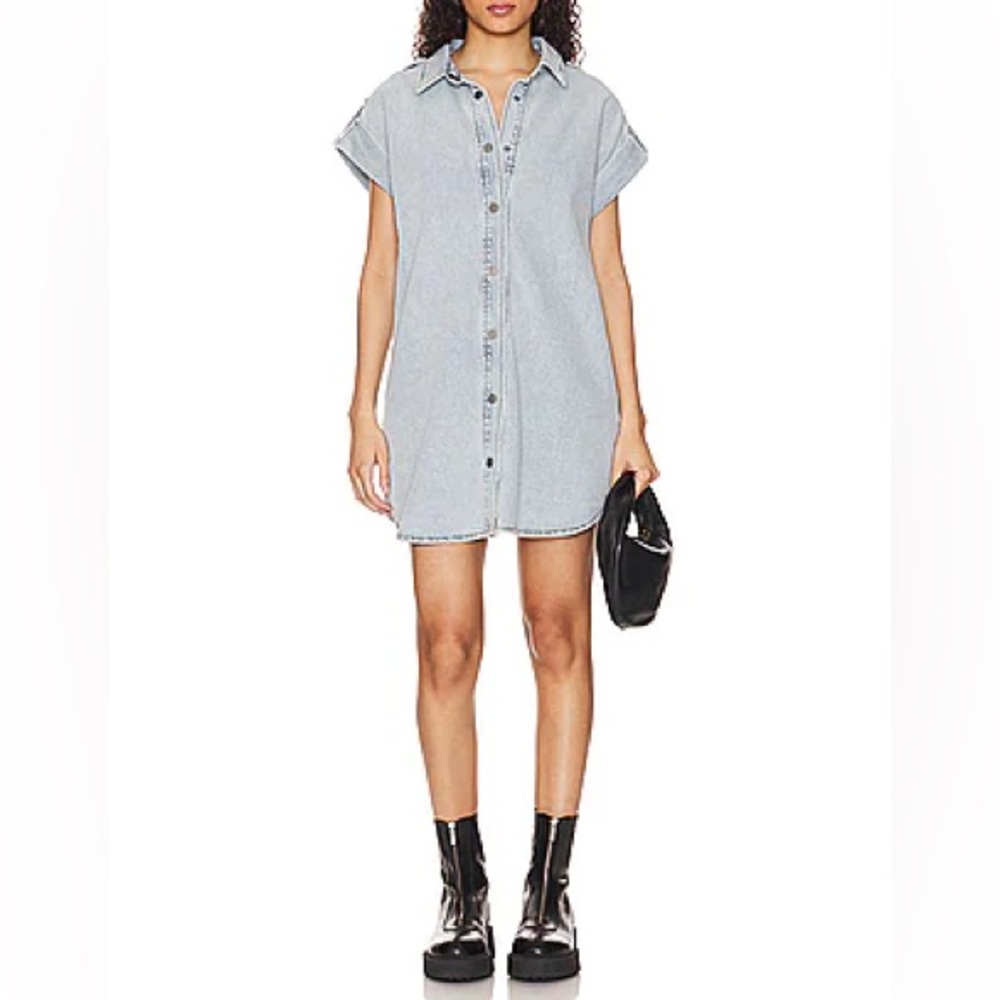 Steve Madden denim shirt dress